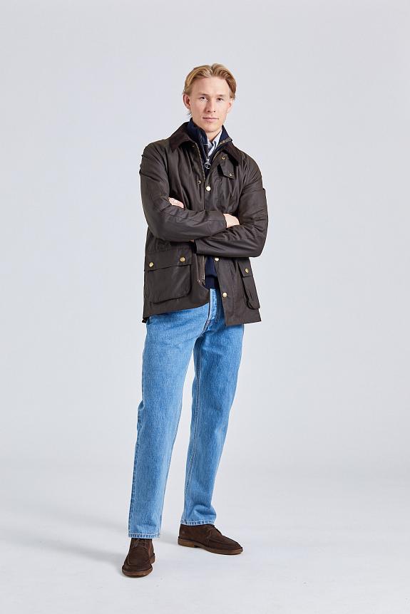 Babour Ashby Wax Jacket Olive 